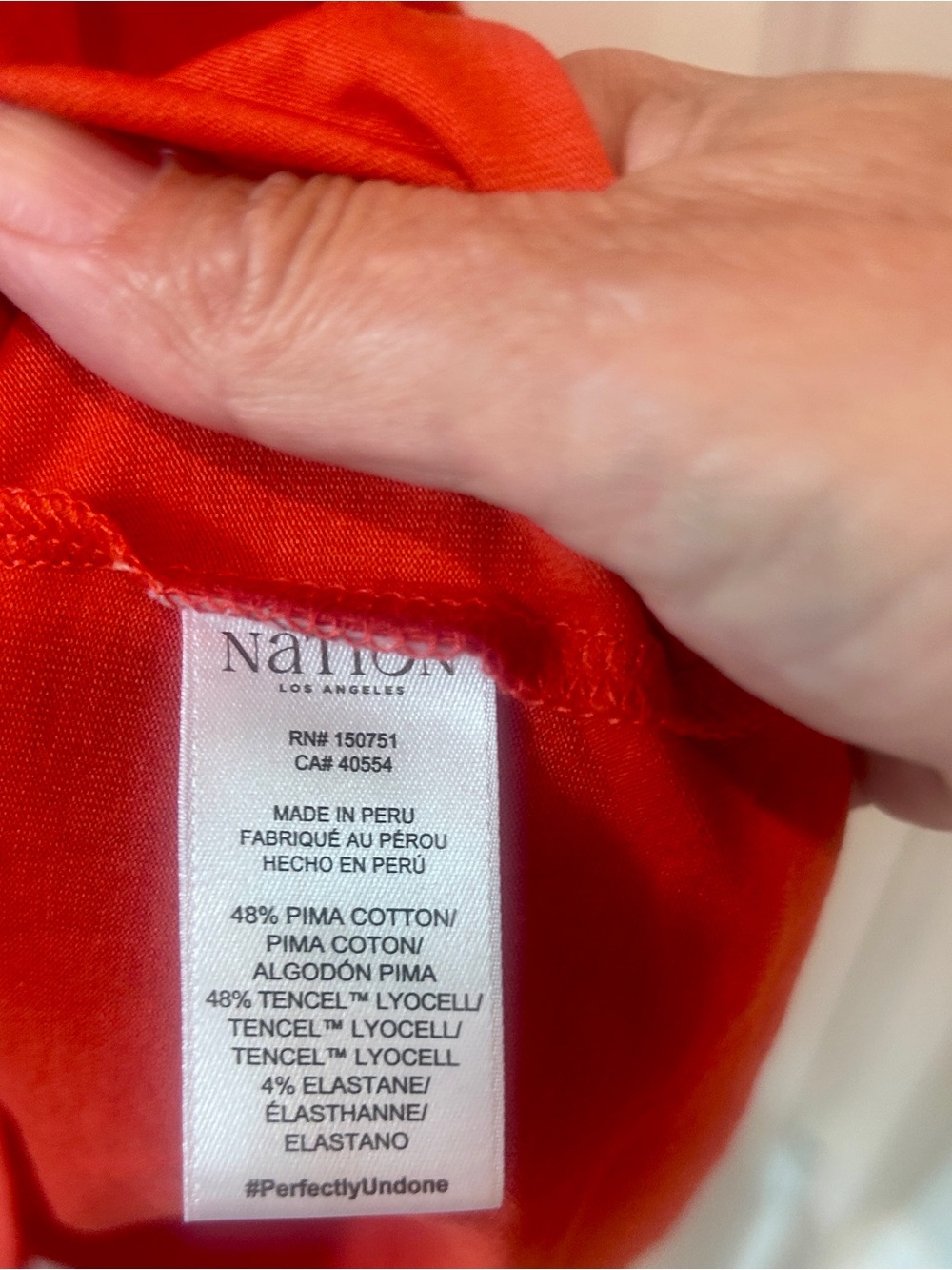NWT Nation LTD Tamaira Off the Shoulder Auburn Red Pima Cotton Maxi Dress XS - Picture 5 of 7